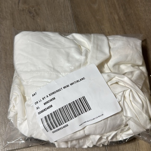 NWT! Anthropologie White Maeve Somerset Mini Skirt - Size XL 🎶 - Picture 8 of 8